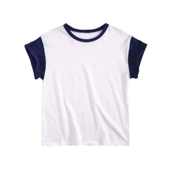Ladies Contrast Sleeve Roll-Up Ladies Contrast Sleeve Roll-Up